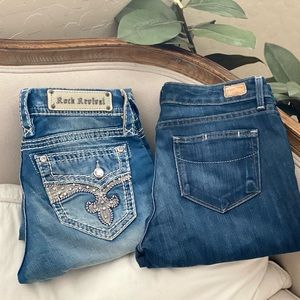 Rock Revival and Paige Premium denim jeans (2 total) Size 29